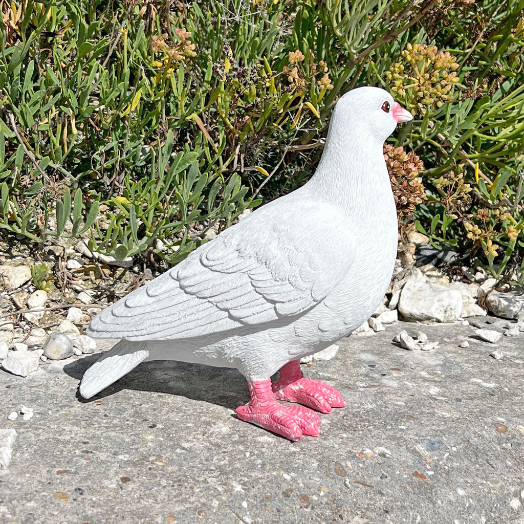 White Dove Garden Bird Ornament