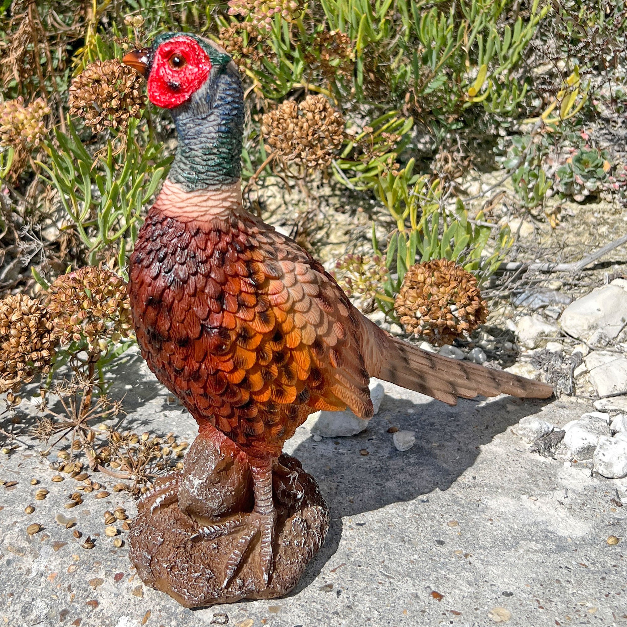 Pheasant Bird Garden Animal Ornament Outdoor Statue