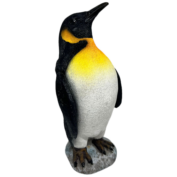 Pair of King Penguin Bird Garden Ornaments