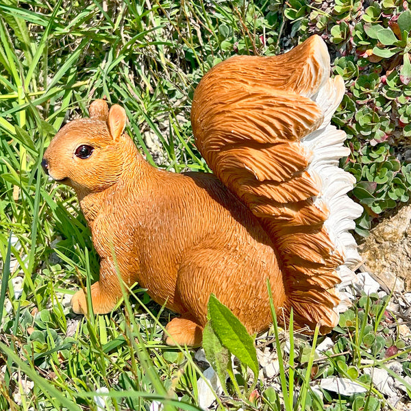 Realistic Red Squirrel Garden Animal Ornament