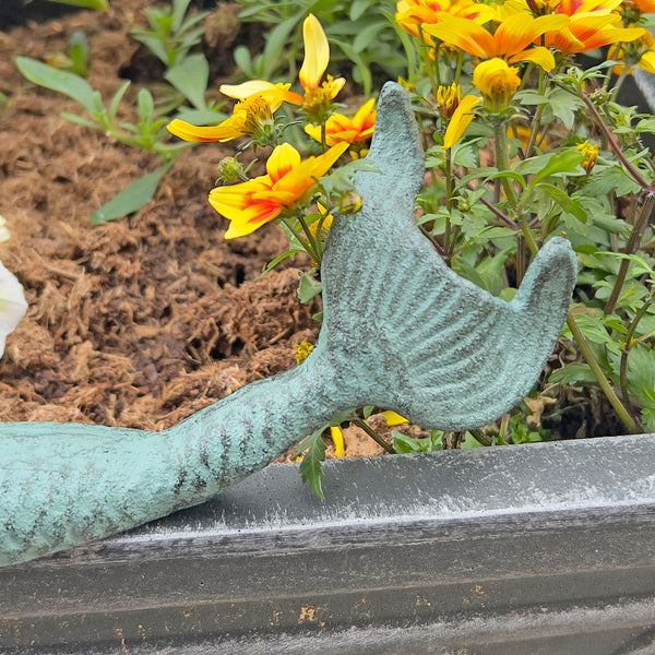 Cast Iron Mermaid Garden Ornament