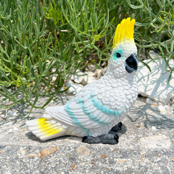 White Cockatoo Bird Garden Ornament