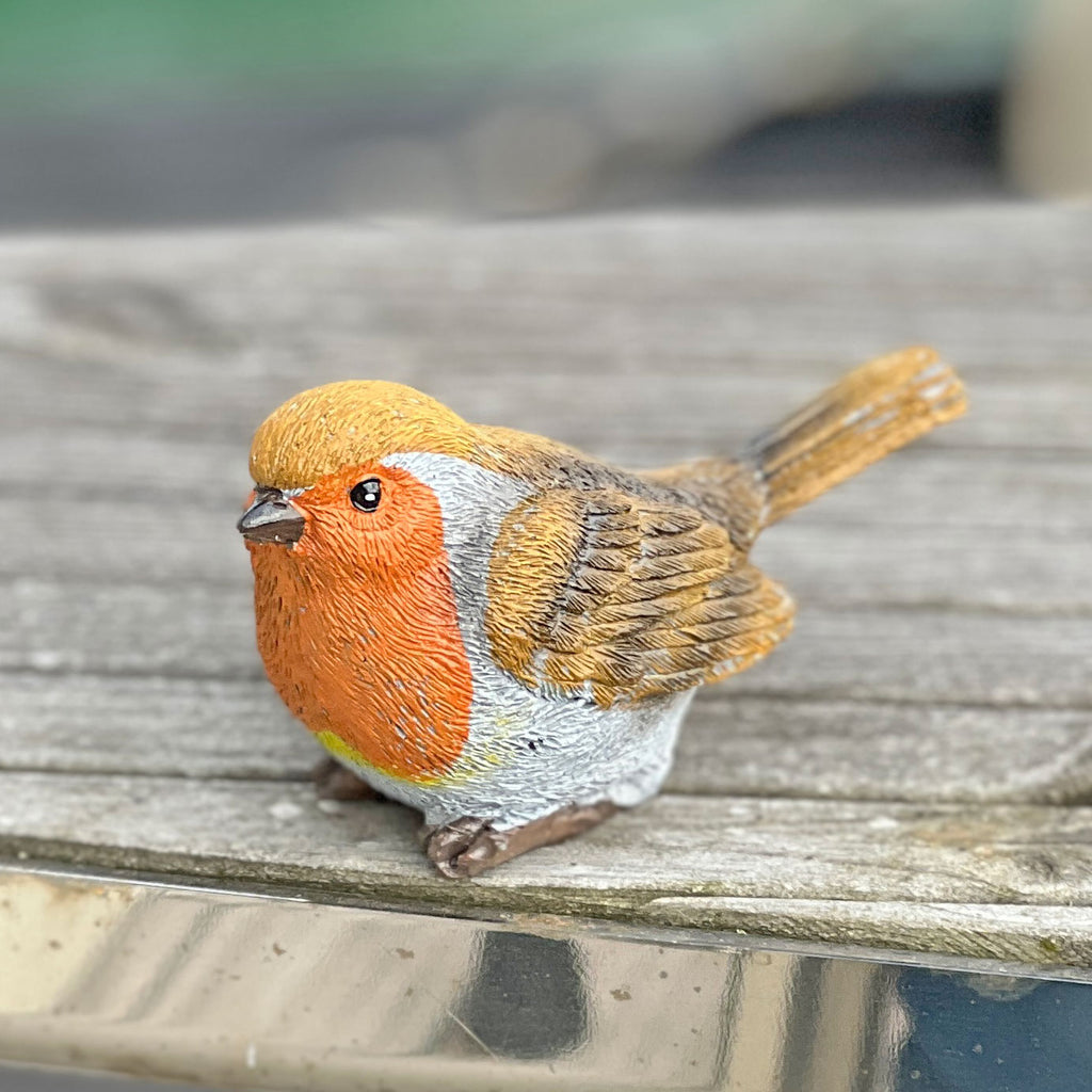 Pot Topping Robin Garden Bird Ornaments