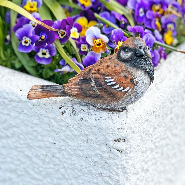 Sparrow Bird Garden Ornament