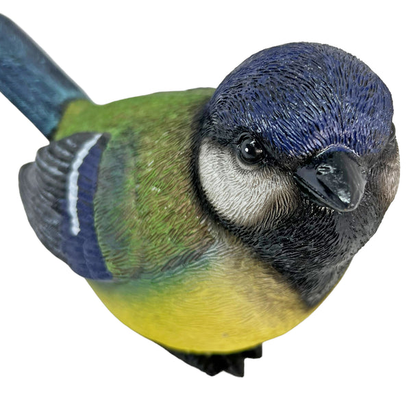 Large Blue Tit Bird Garden Ornament