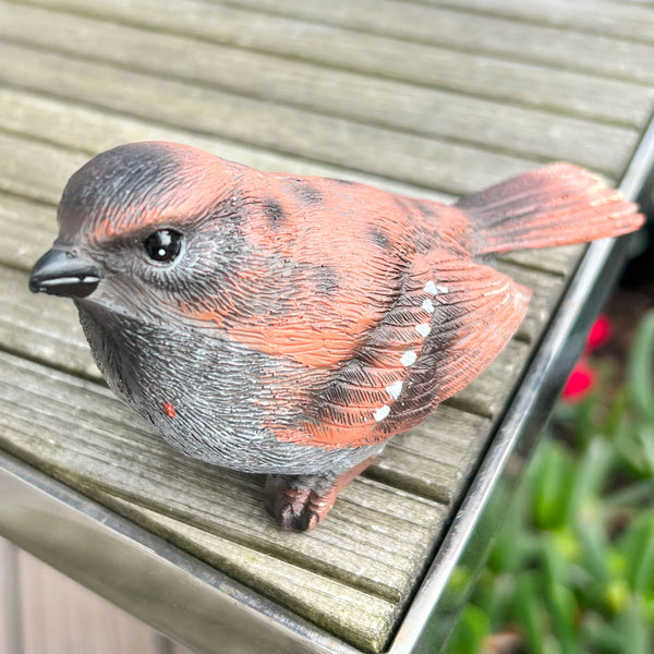 Set 3 British Bird Garden Ornaments Robin, Sparrow & Blue Tit