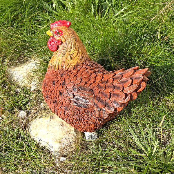 Outdoor large chicken ornament