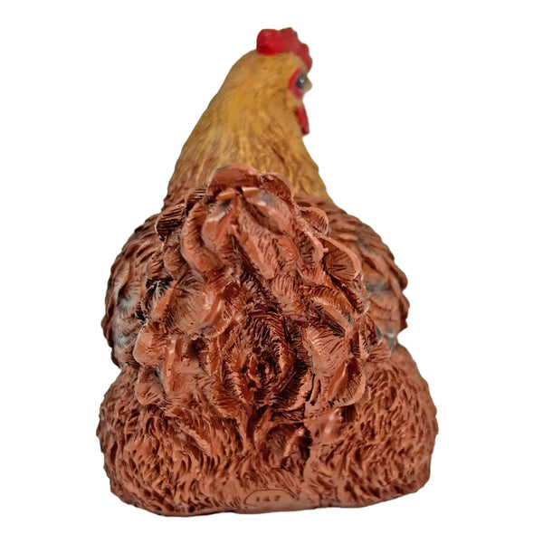 Brown Chicken Garden Bird Ornament