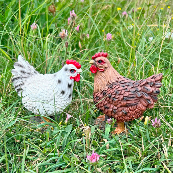 Garden Chicken Outdoor Ornaments