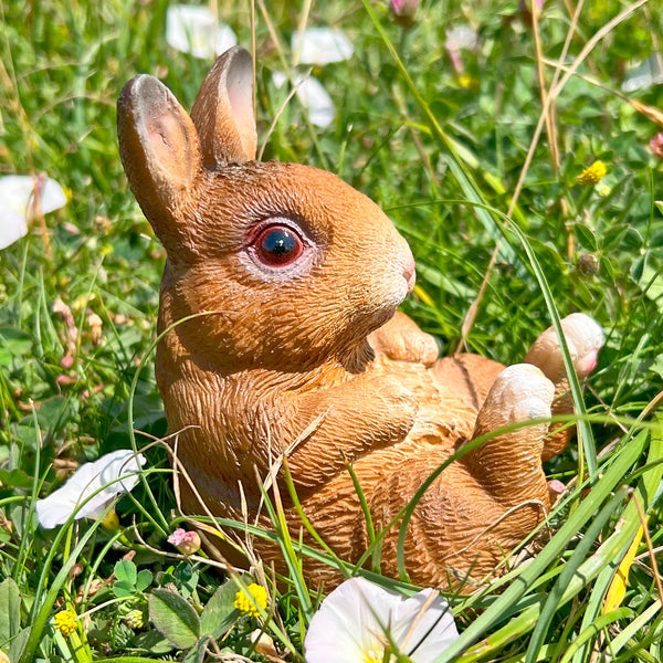 Set of 4 Medium Rabbit Garden Animal Ornaments