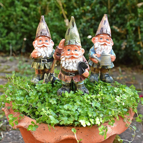 Garden Gnomes on Sticks