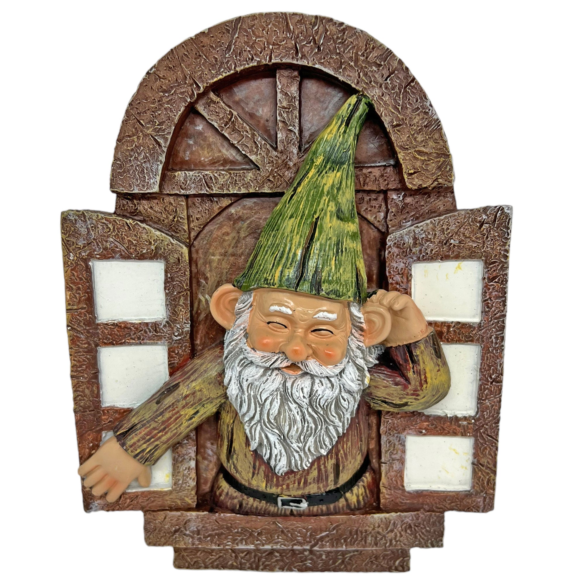 Gnome Window Wall Garden Ornament