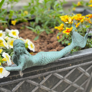 Cast iron Mermaid garden statue