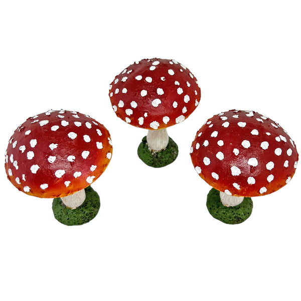 Garden Mushroom Ornaments