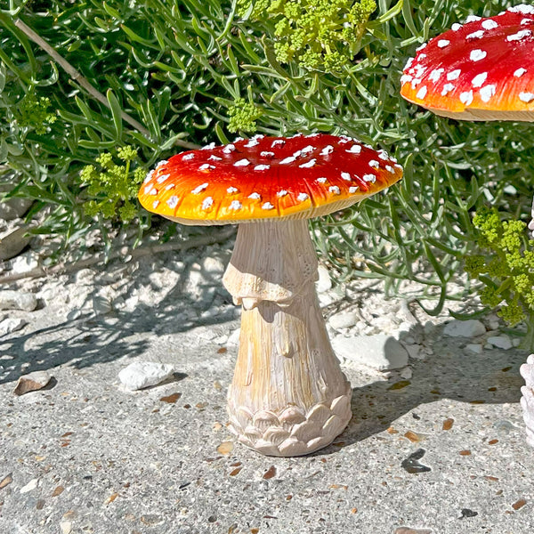 Garden Mushroom / Toadstool Ornament 12cm