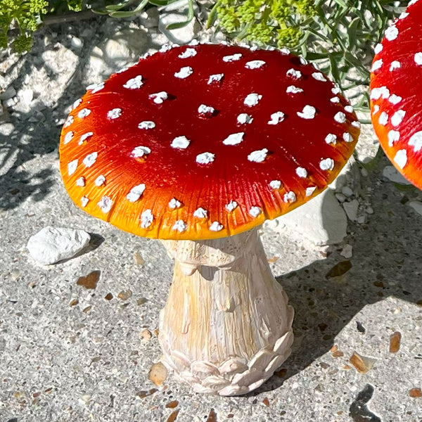 Garden Mushroom / Toadstool Ornament 12cm