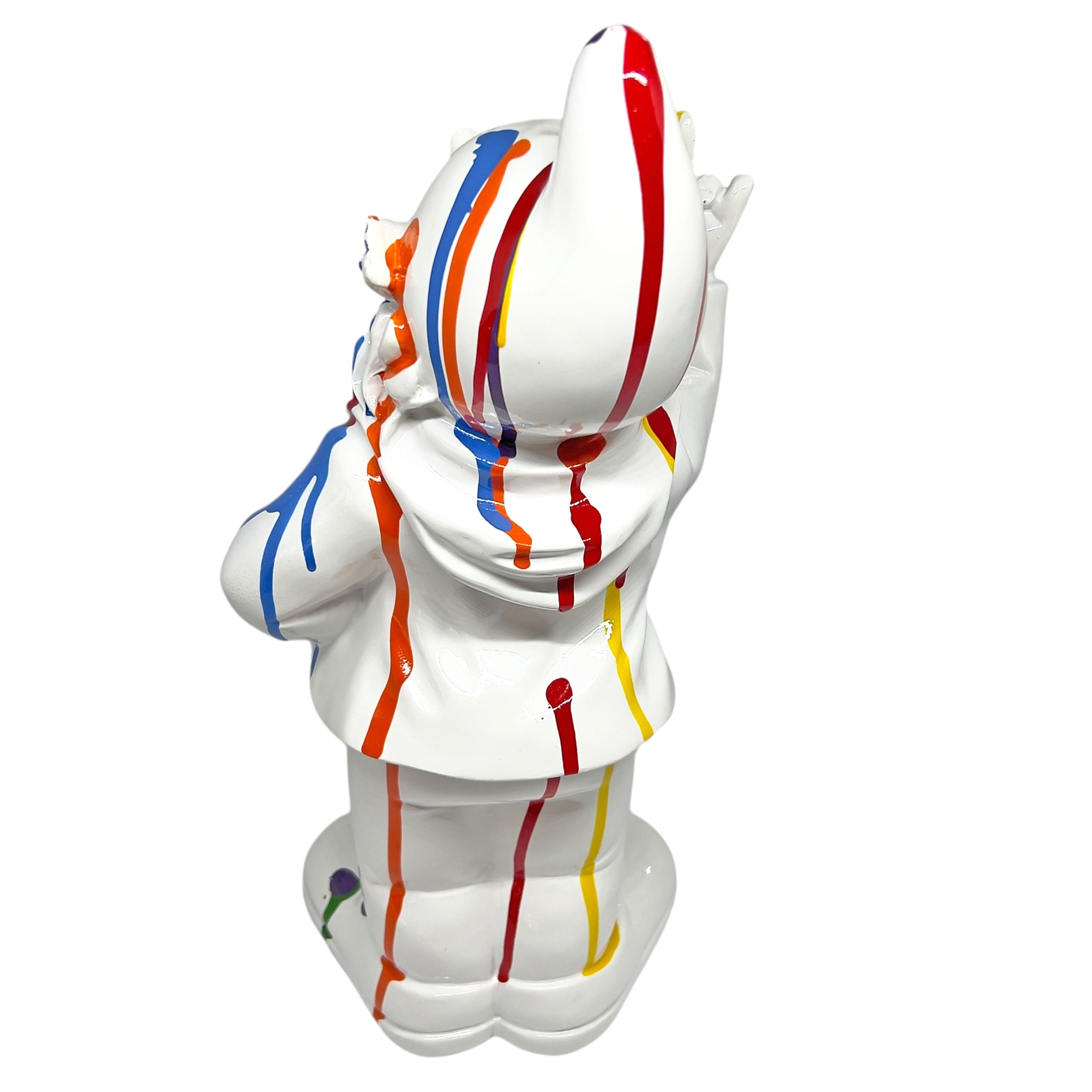 Rainbow Art Middle Finger F**k You Garden Gnome 30cm