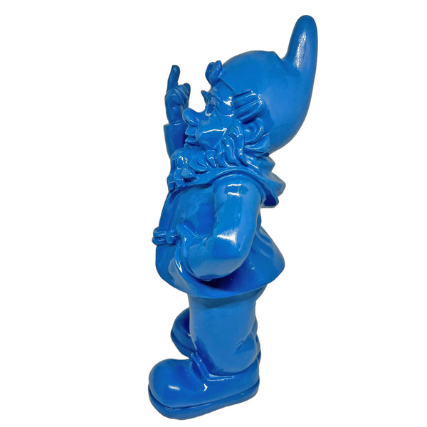 30cm F**k You Naughty Middle Finger Blue Gnome Ornament