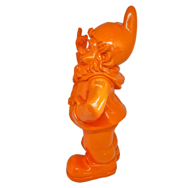 Orange Fuck You Stoobz Gnome Ornament