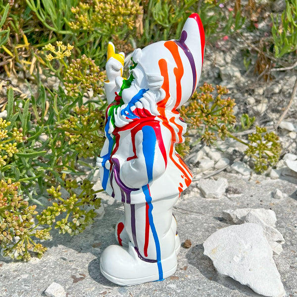 Rainbow Art Middle Finger F**k You Garden Gnome 20cm