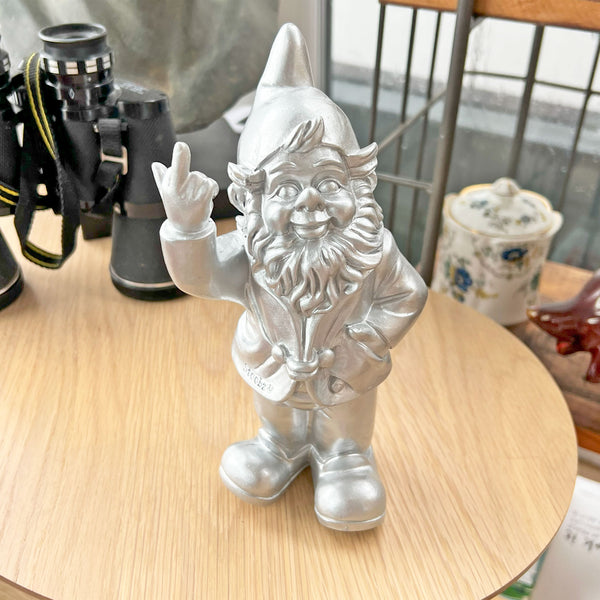 Rude Gnome Statue