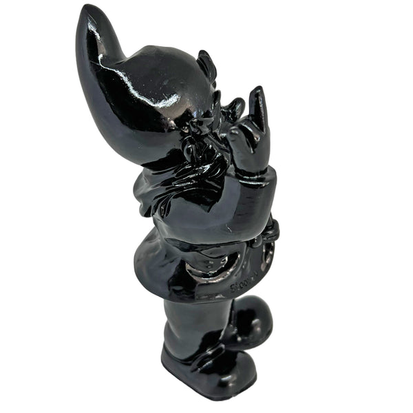 Black Middle Finger 20cm Gnome Ornament