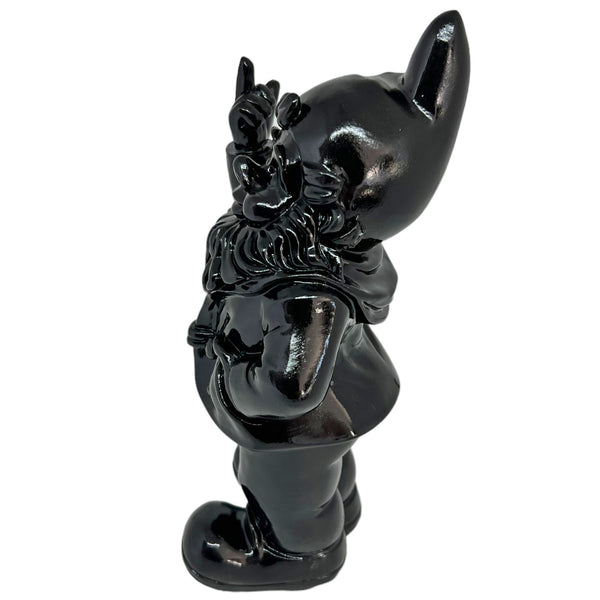 Black Middle Finger 20cm Gnome Ornament