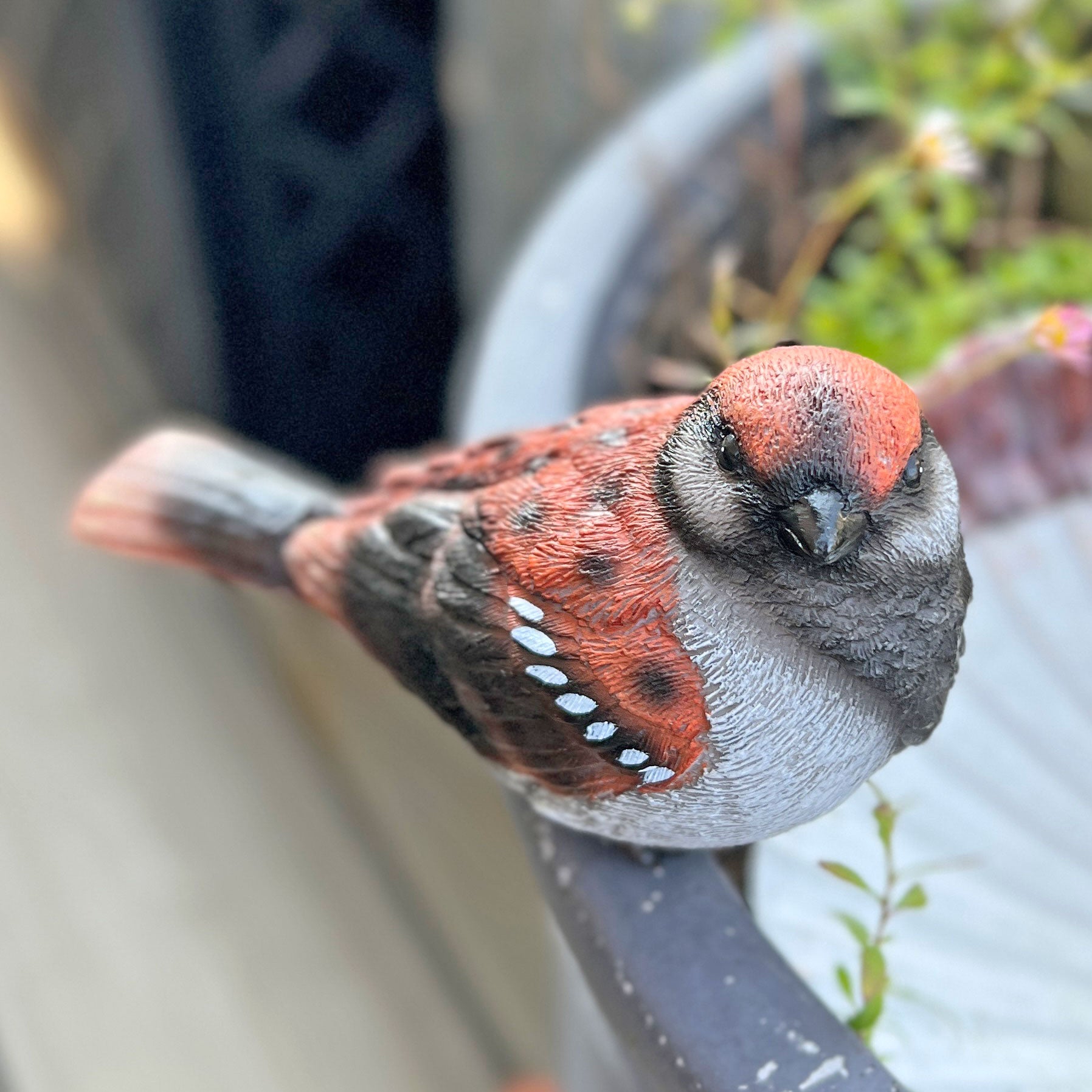 Garden Sparrow Bird Ornament