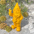 Yellow Middle Finger F**k You Garden Gnome 20cm