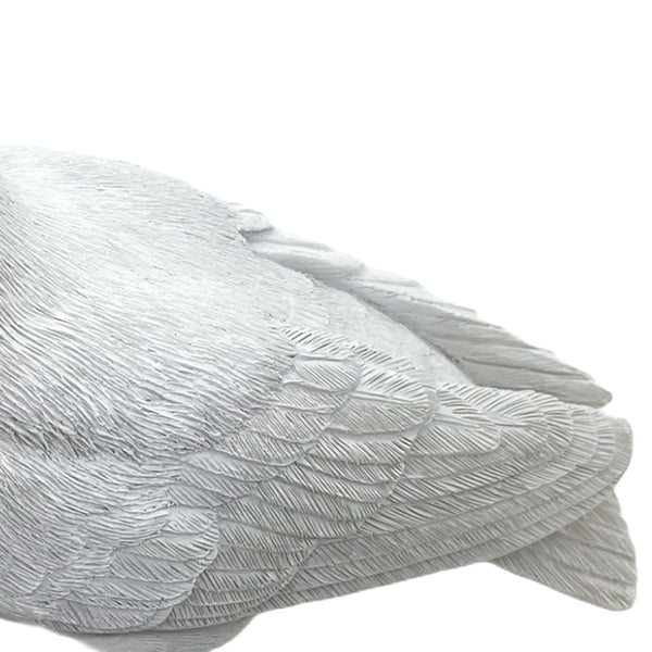 White Dove Garden Bird Ornament