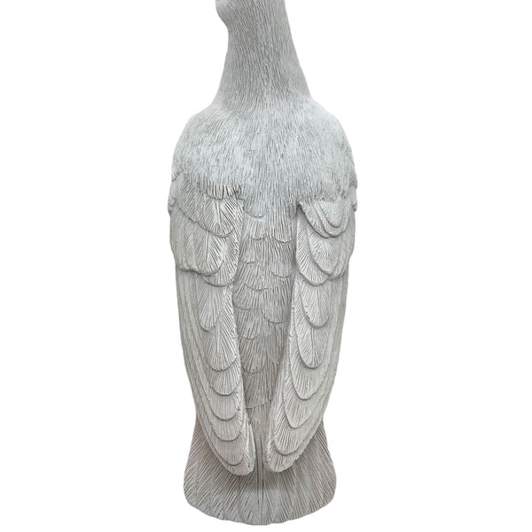 White Dove Garden Bird Ornament