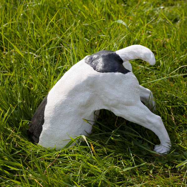 Digging Jack Russell Dog Bum Garden Ornament