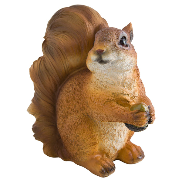 Pair of Realistic Red Squirrel Garden Animal Ornaments