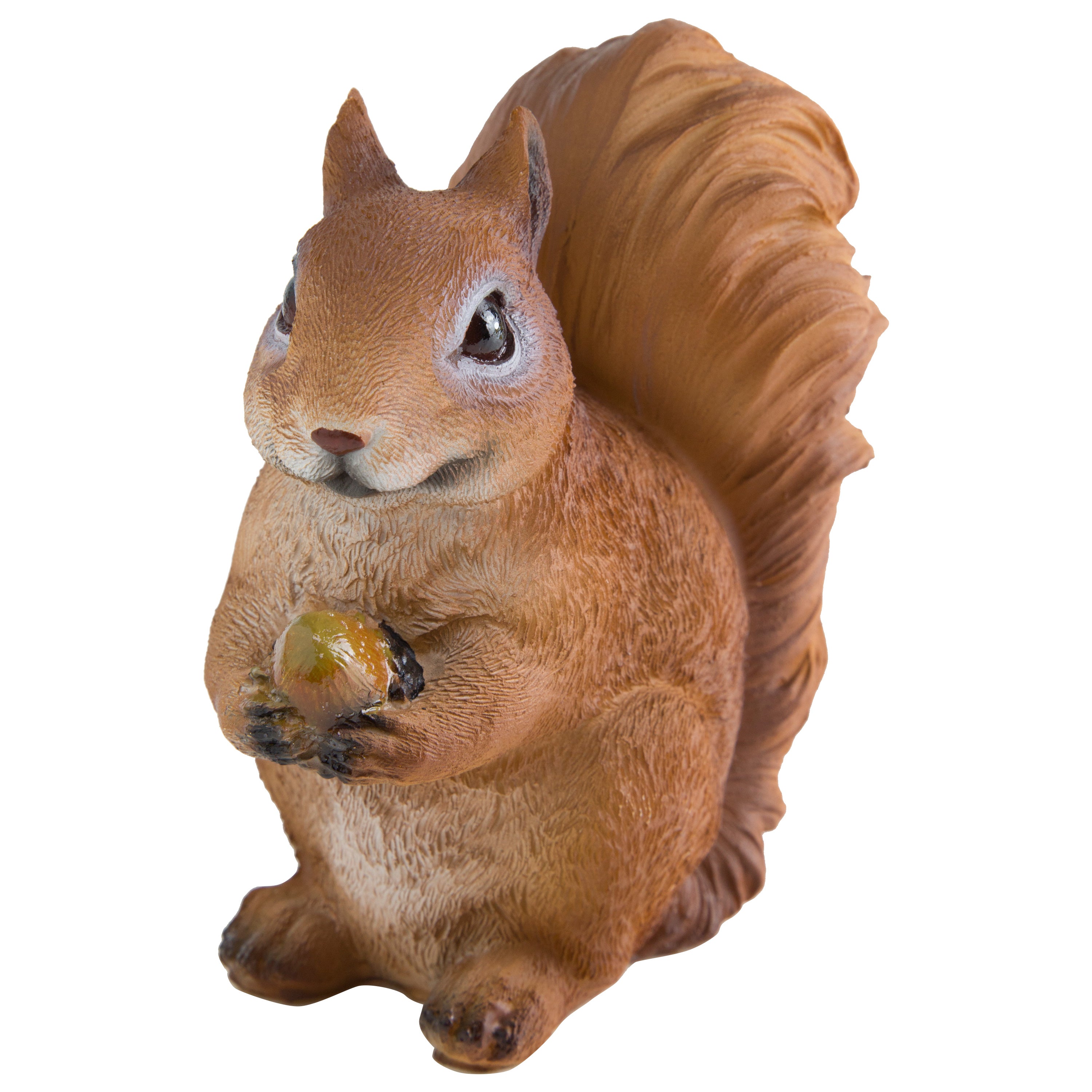 Pair of Realistic Red Squirrel Garden Animal Ornaments