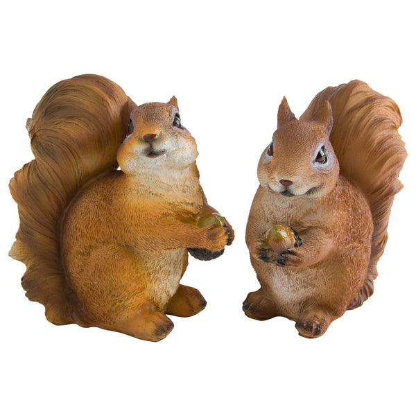 Pair of Squrrel Garden Ornaments