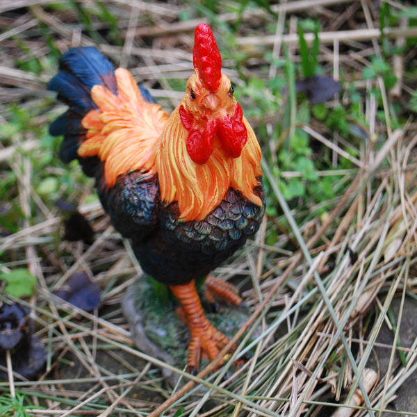 Cockerel Bird Garden Ornament