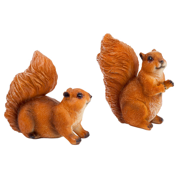 Pair of Garden Squirrel Ornaments