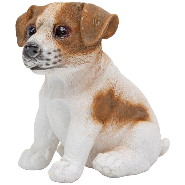 Realistic Jack Russell Dog Garden Statue