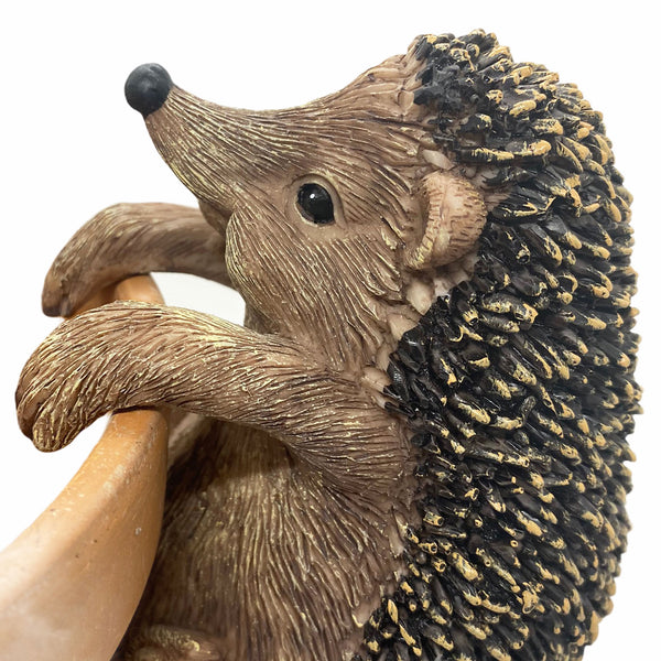 Pot Hugging Hedgehog Garden Animal Ornament