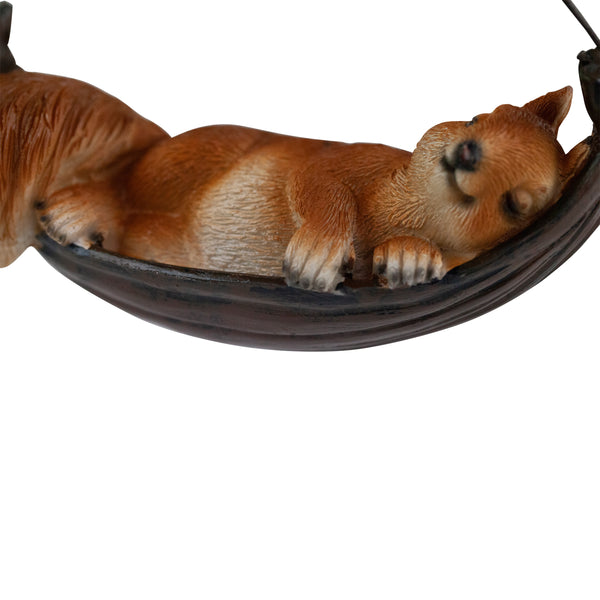 Sleeping Hanging Squirrel Animal Garden Ornament