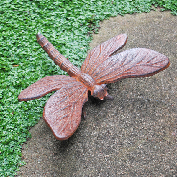 Cast Iron Dragonfly Animal Garden Ornament