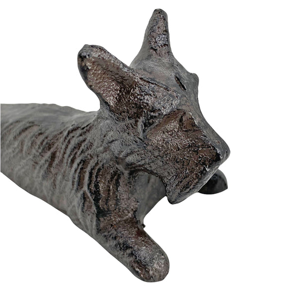 Cast Iron Dog Door Stop