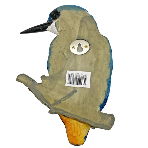 Wall Mountable Kingfisher Bird Garden Ornament