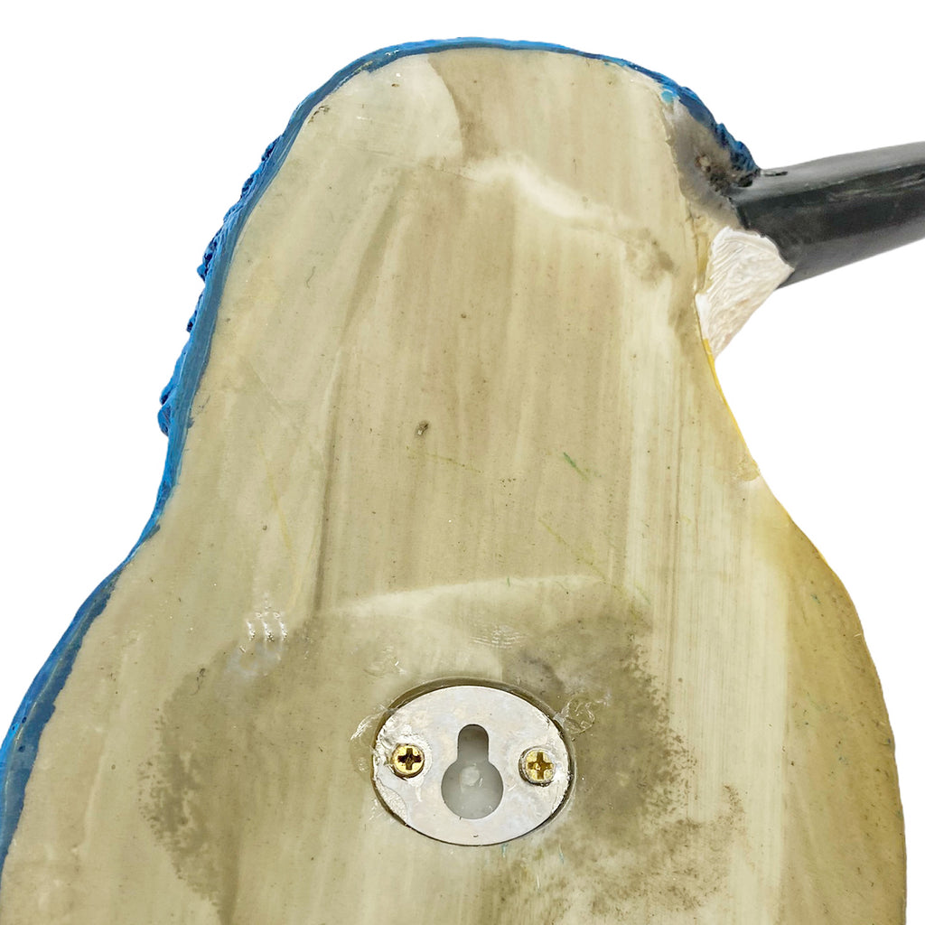 Large Wall Mountable Kingfisher Bird Garden Ornament