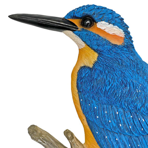 Large Wall Mountable Kingfisher Bird Garden Ornament