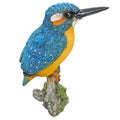 Kingfisher on Perch Garden Ornament