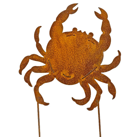 Crab Silhouette Garden Ornament