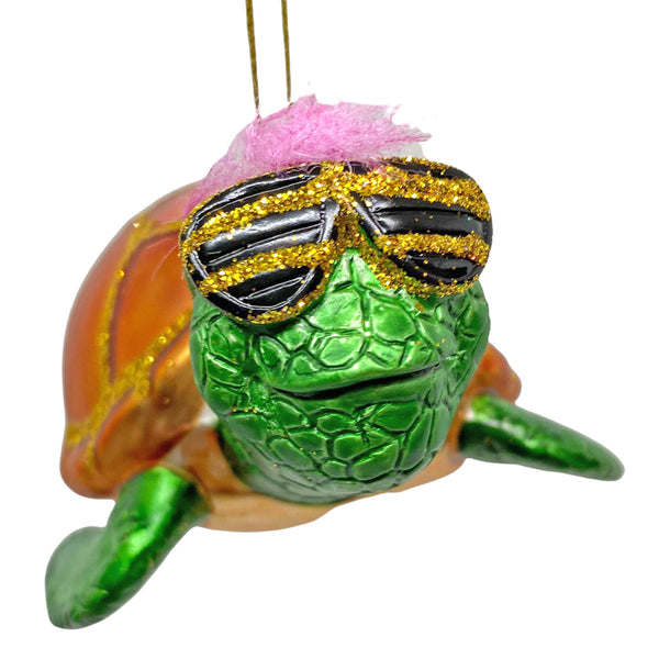 Rock Star Turtle Bauble