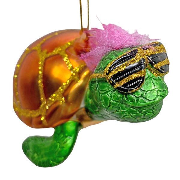 Funny Turtle Christmas Tree Bauble