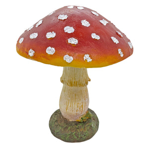 Large Red Mushroom / Toadstool Garden Ornament